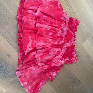 Rays for days pink Silk skirt